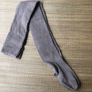 American Apparel Taupe Thigh High Socks